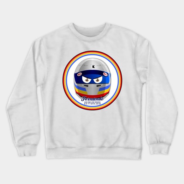 FERNANDO, Daytona 2018 Crewneck Sweatshirt by Cirebox